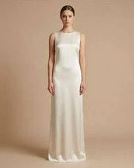 Column prom dress silhouette