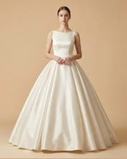 Ball gown prom dress silhouette